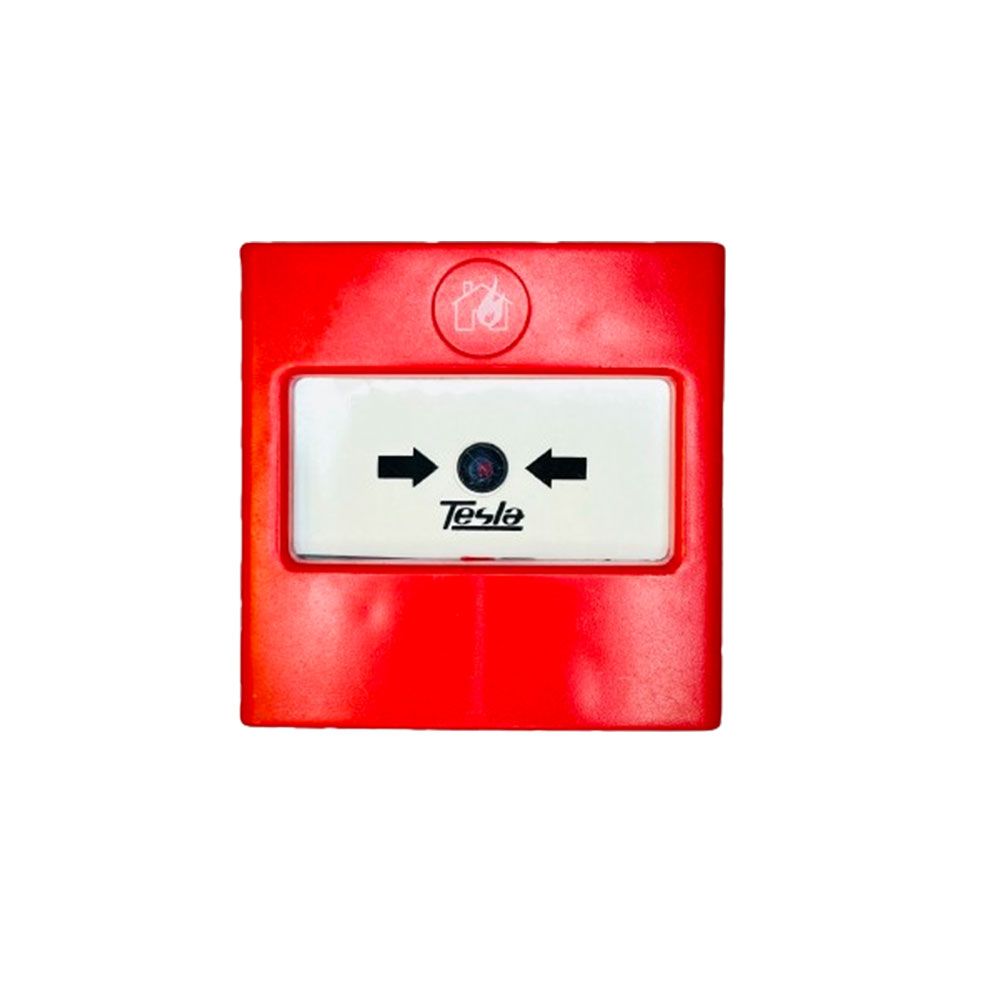 شستی LED  دار قابل ریست کلید دار MCP